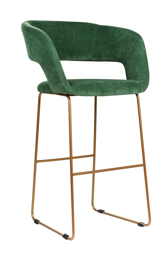 Кресло Бар. Hugs зеленый/Линк золото