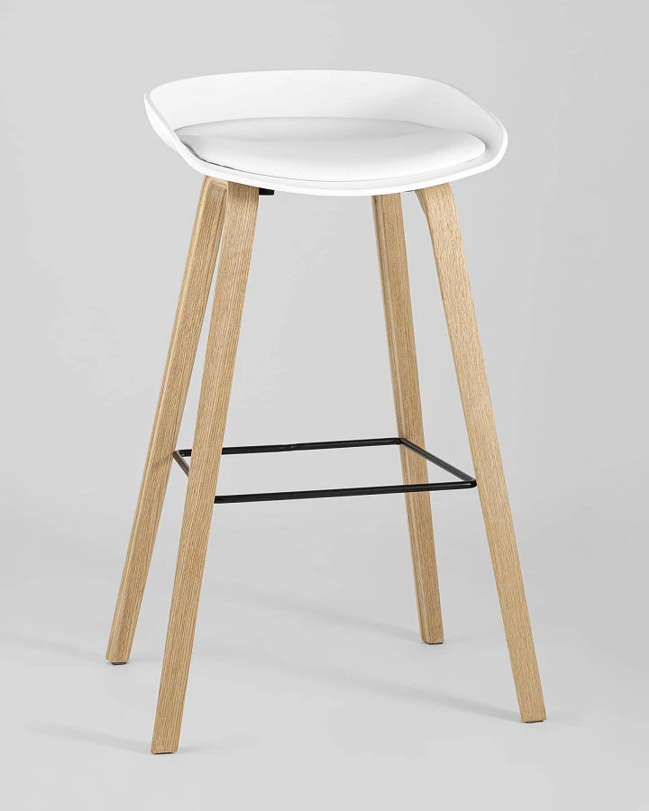 Стул барный LIBRA SOFT БЕЛЫЙ - фото 2