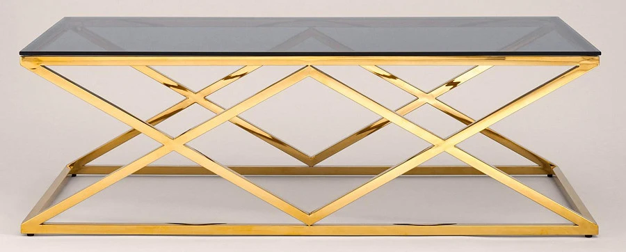 Журнальный стол 120*60 ИНСИГНИЯ золотистый - фото 3