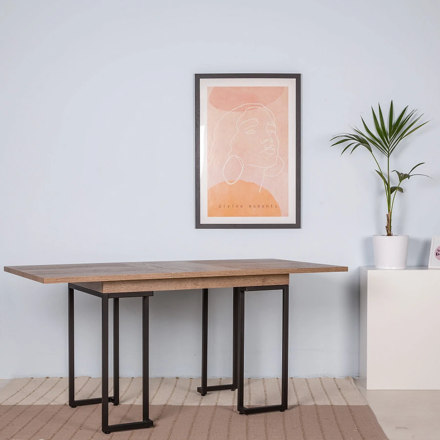 Стол раскладной обеденный Loft 120 Дуб табак - фото 12