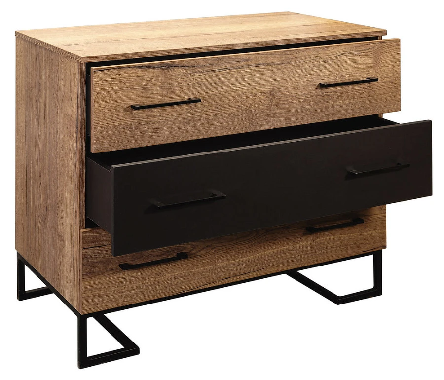 Комод с 3 ящиками Loft Табак - фото 3