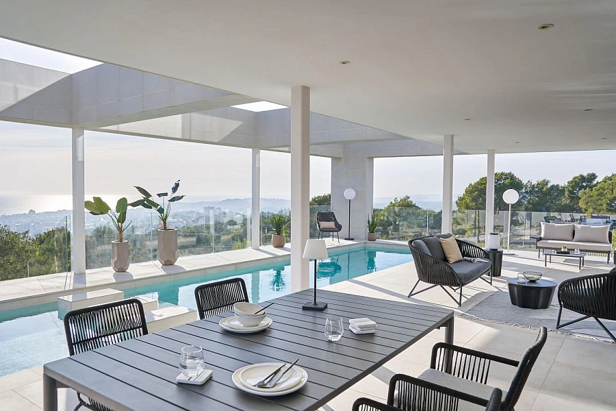 Веревочное кресло Abeli черного цвета - фото 2