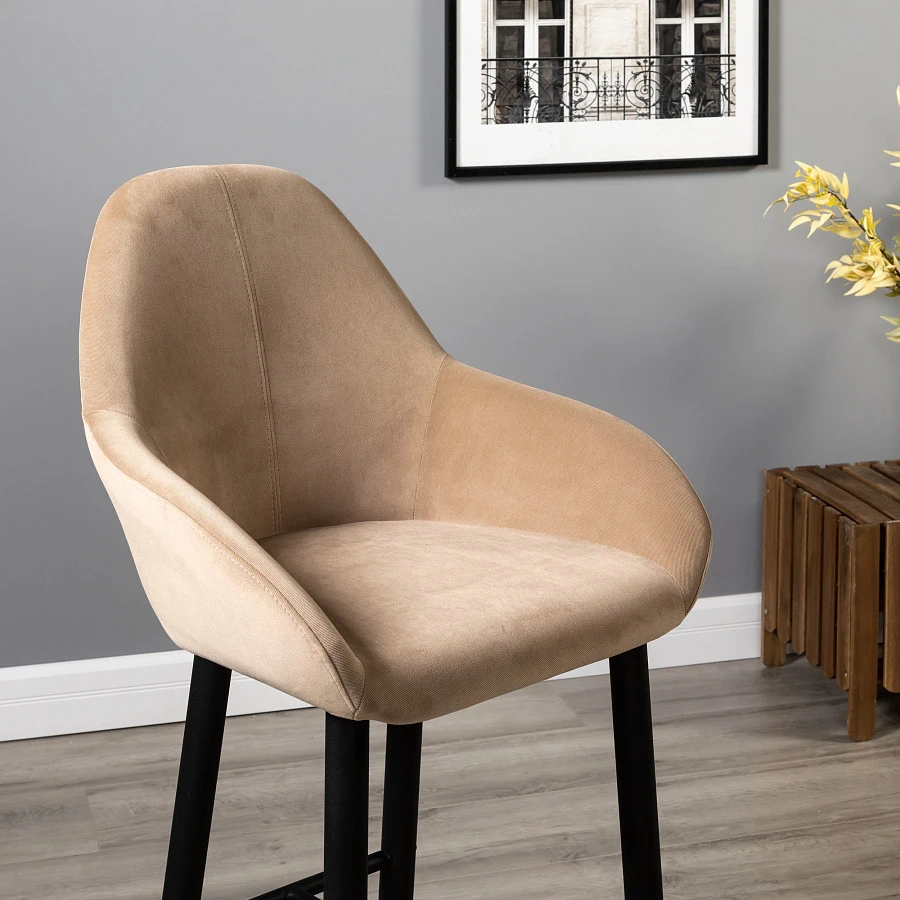 Кресло Бар.Kent Diag beige/черный - фото 12