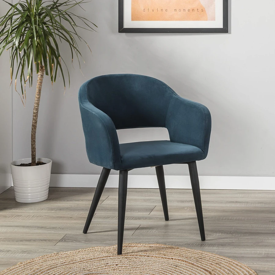 Стул Oscar Diag blue/черный - фото 8