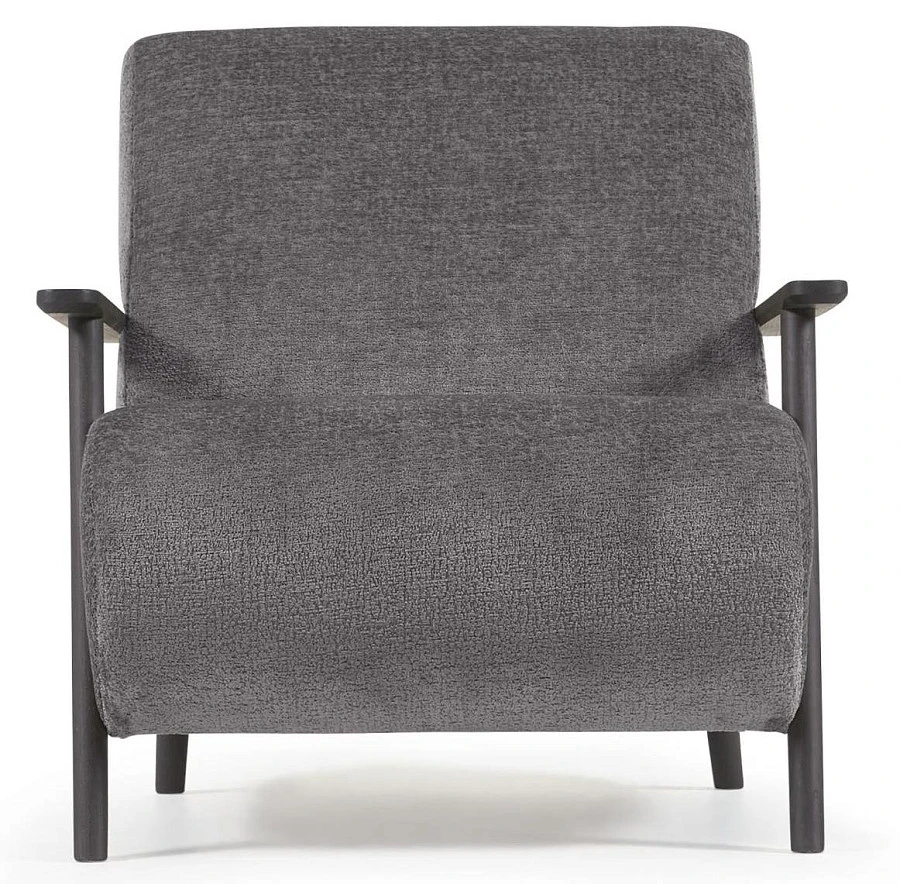 Кресло Marthan из серой синели /венге - фото 7