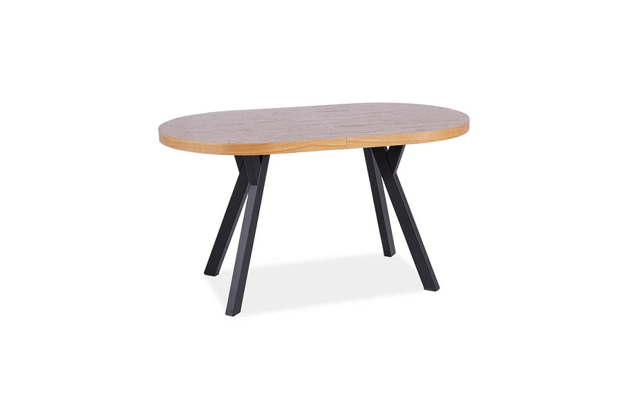 Стол Signal DOMINGO II раздвижной дуб/черный