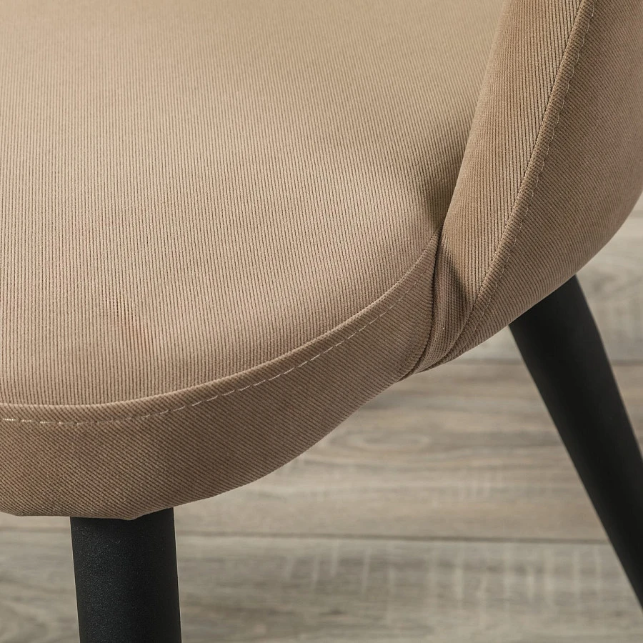 Кресло Lars Diag beige/черный - фото 13