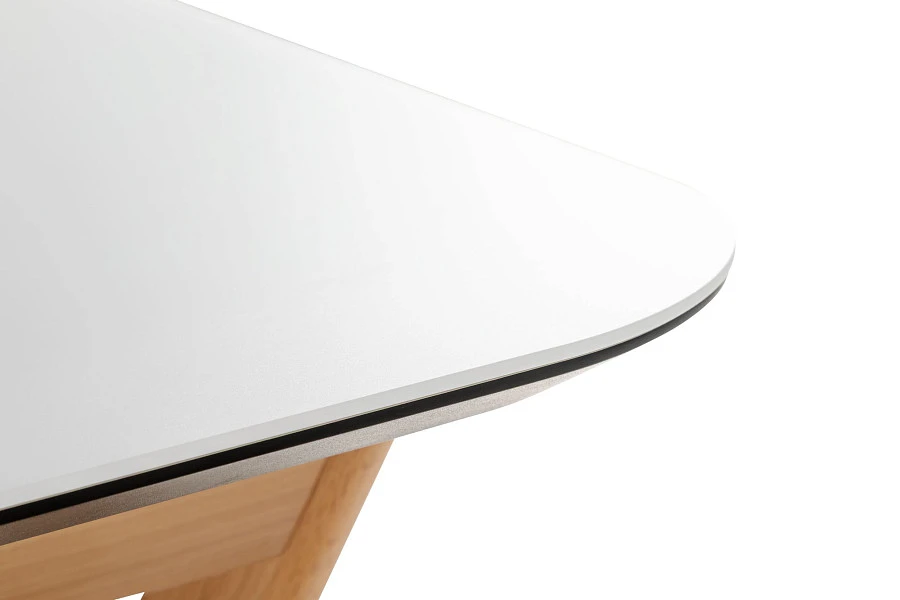 Стол раскл. Нарвик Glass 140-180 Automatic Natur/Light matte glass - фото 15