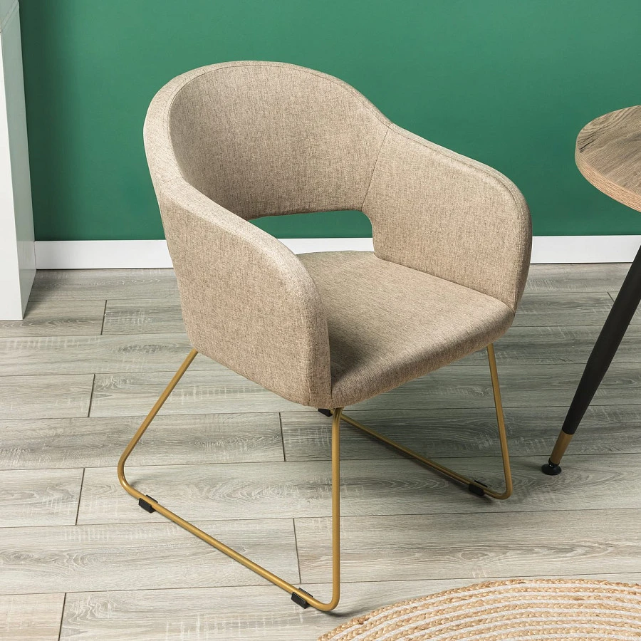 Стул Oscar Браун/ЛинкЗолот - фото 6