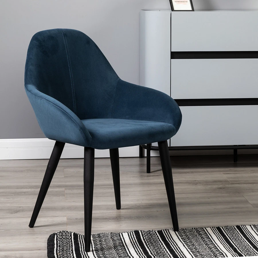 Кресло Kent Diag blue/черный - фото 10