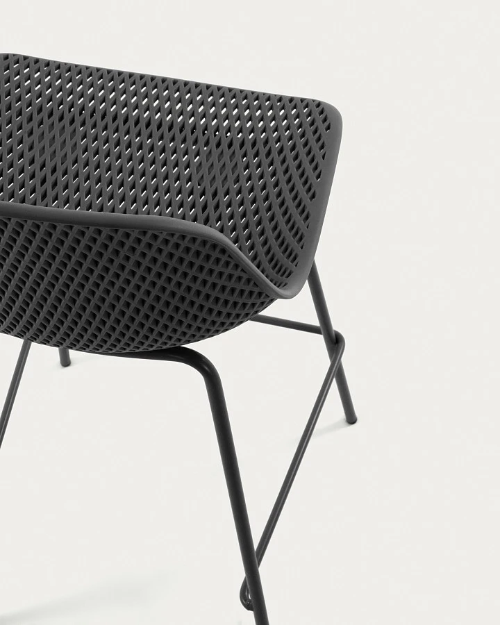 Барный стул Quinby серый - фото 7