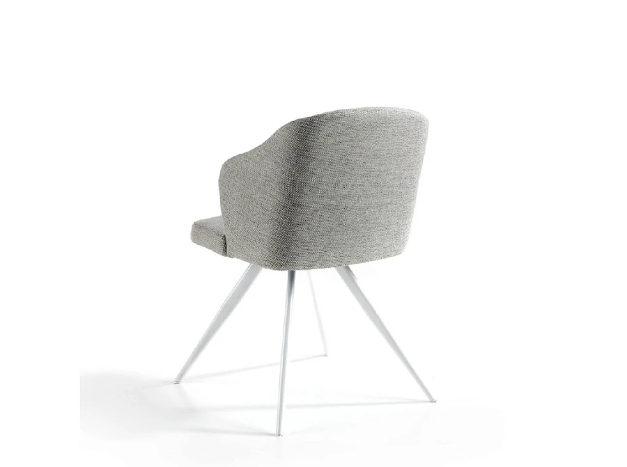Стул F3208-GRIS /4057 черные ножки - фото 11