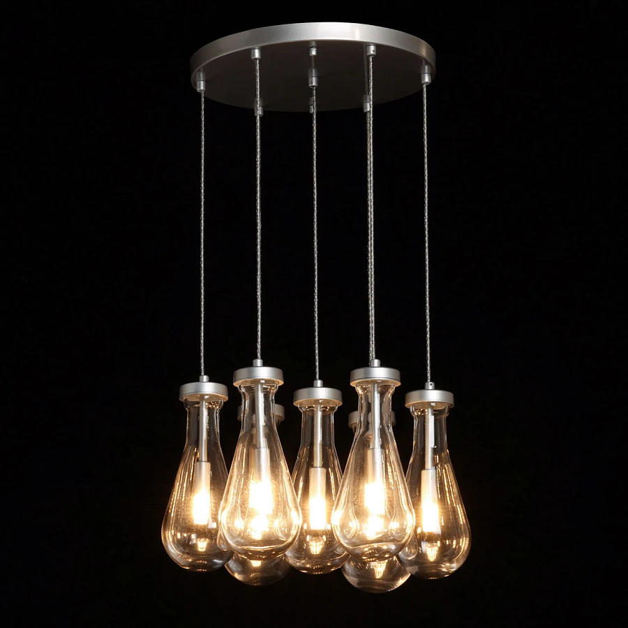 Люстра подвесная DeMarkt Крайс 657014007 - фото 2