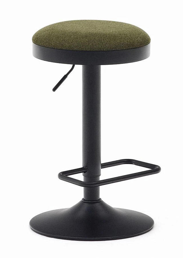 Табурет Zaib синели тм.-зел./ черн.мат.сталь