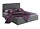 Кровать Фрейлина 140х200 графитового цвета