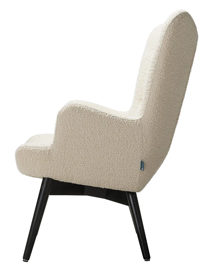 Кресло Хайбэк бежевый/венге - фото 3