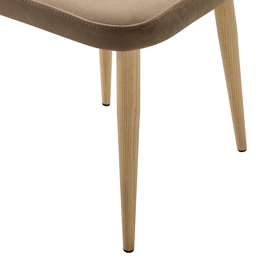 Стул Ledger Diag beige/нат.дуб - фото 5