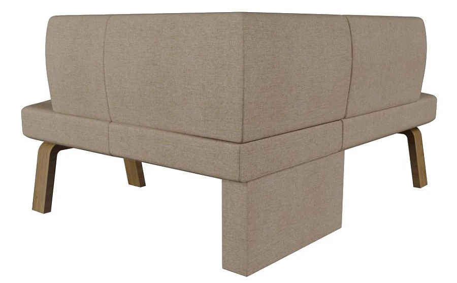 Диван кухон. Pride 158-120 R beige 1620*1240*830 - фото 2