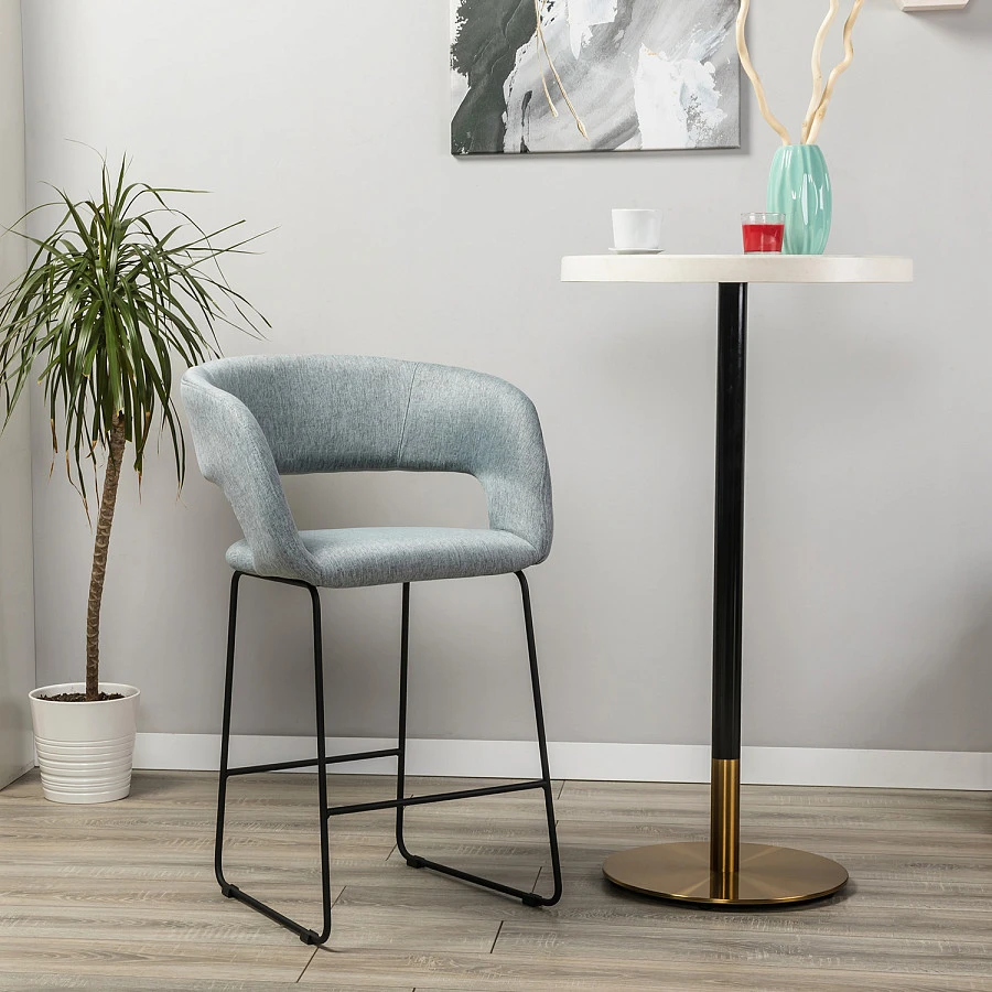 Кресло полубар Hugs св.сер/Линк - фото 7