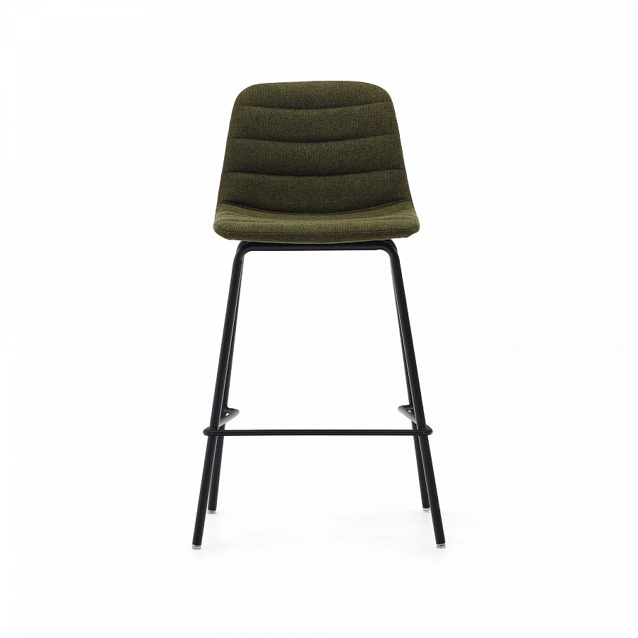 Стул ПБ Zunilda тм-зел.синель/мат.черн.отделка - фото 3