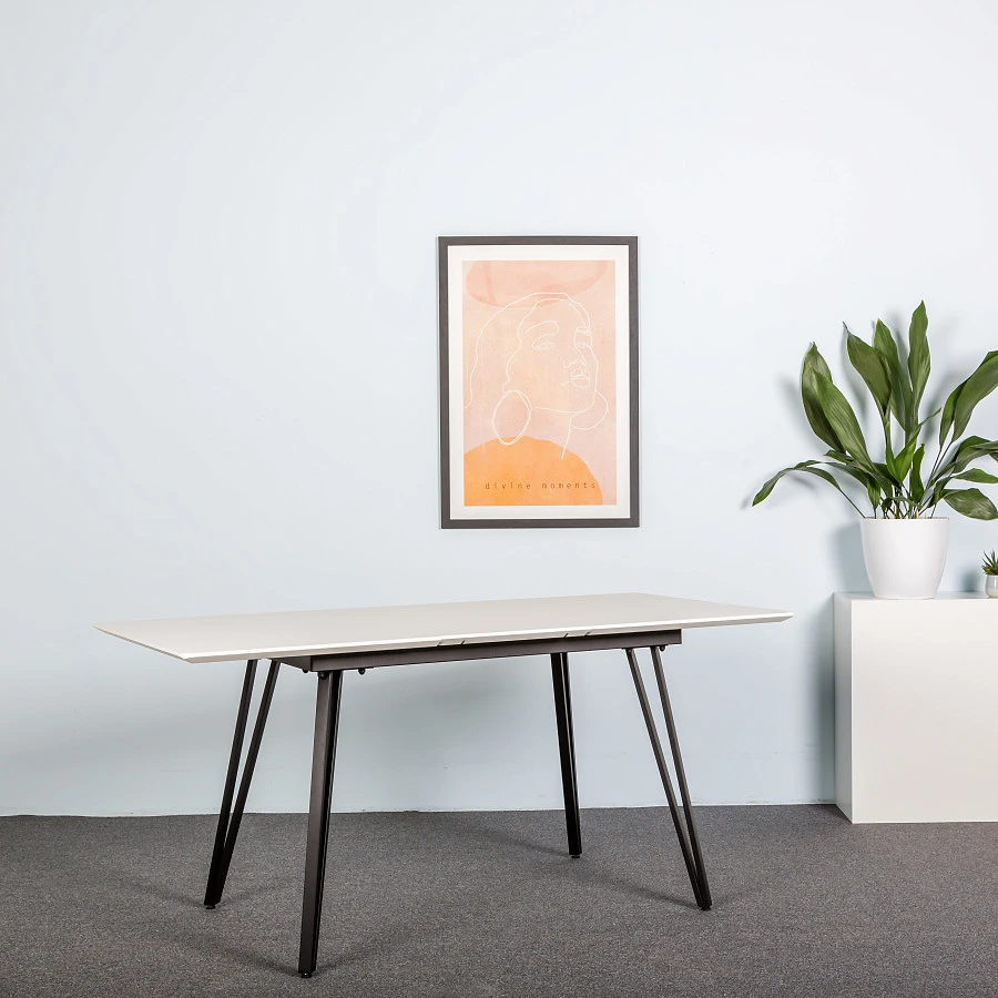 Стол Диего раздвиж. 140-180*80 белый - фото 12