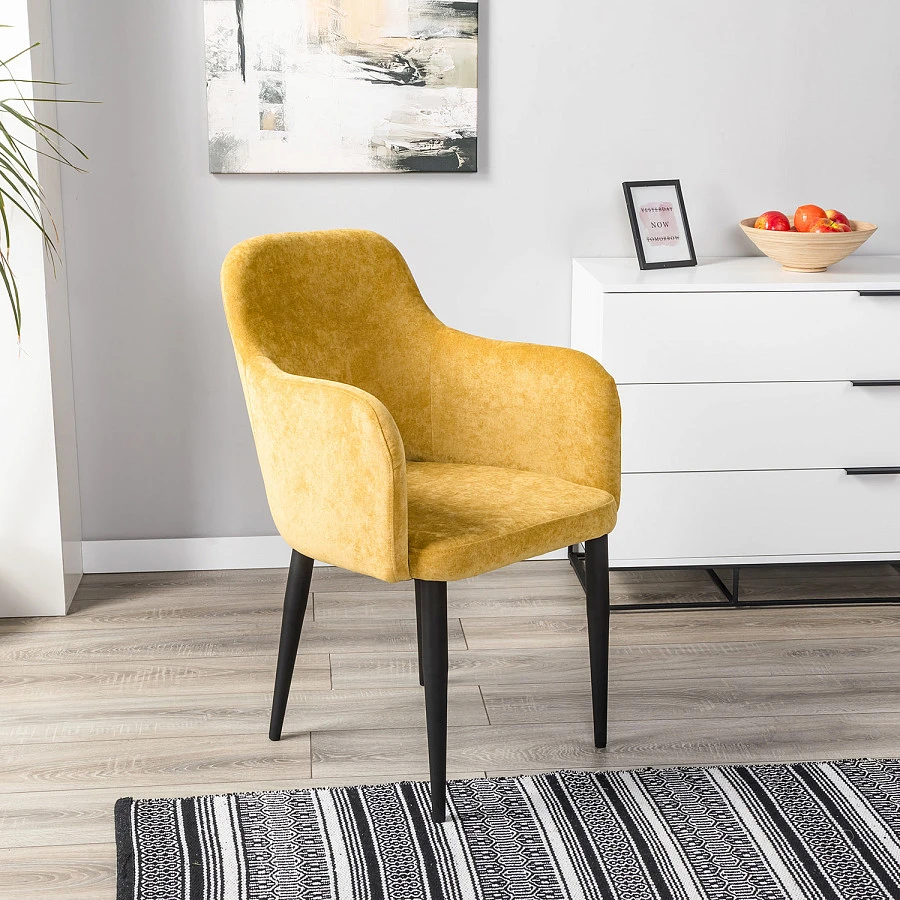 Кресло Ledger желтый/черный - фото 9