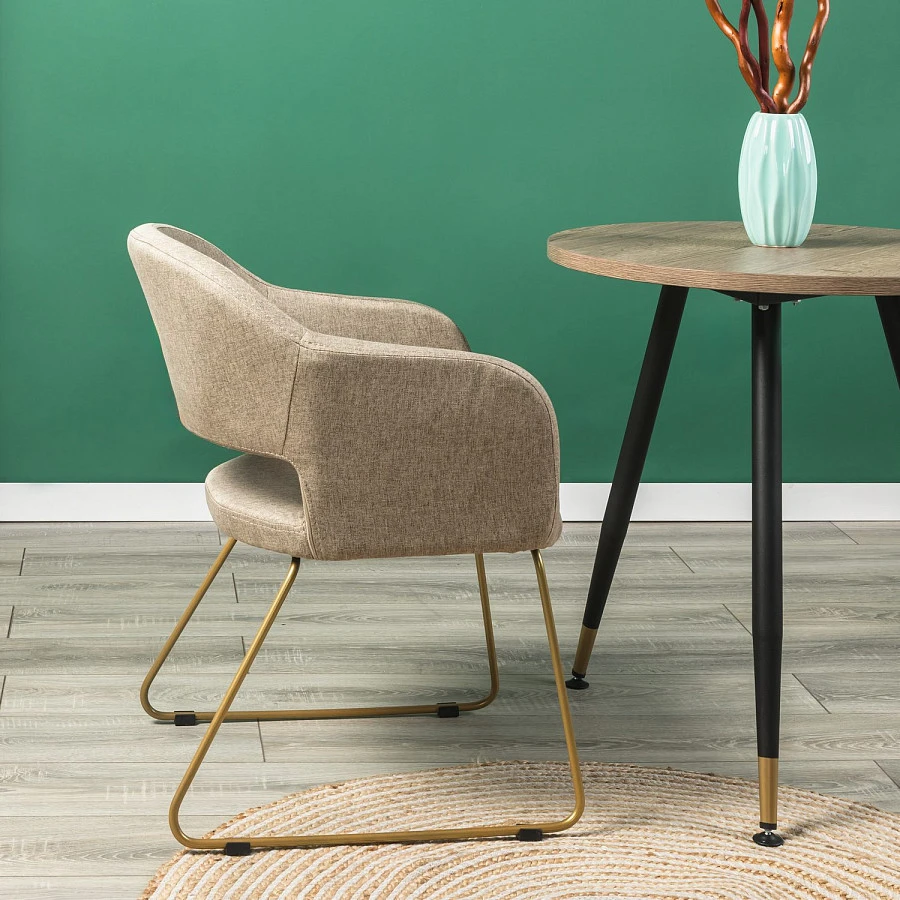 Стул Oscar Браун/ЛинкЗолот - фото 9