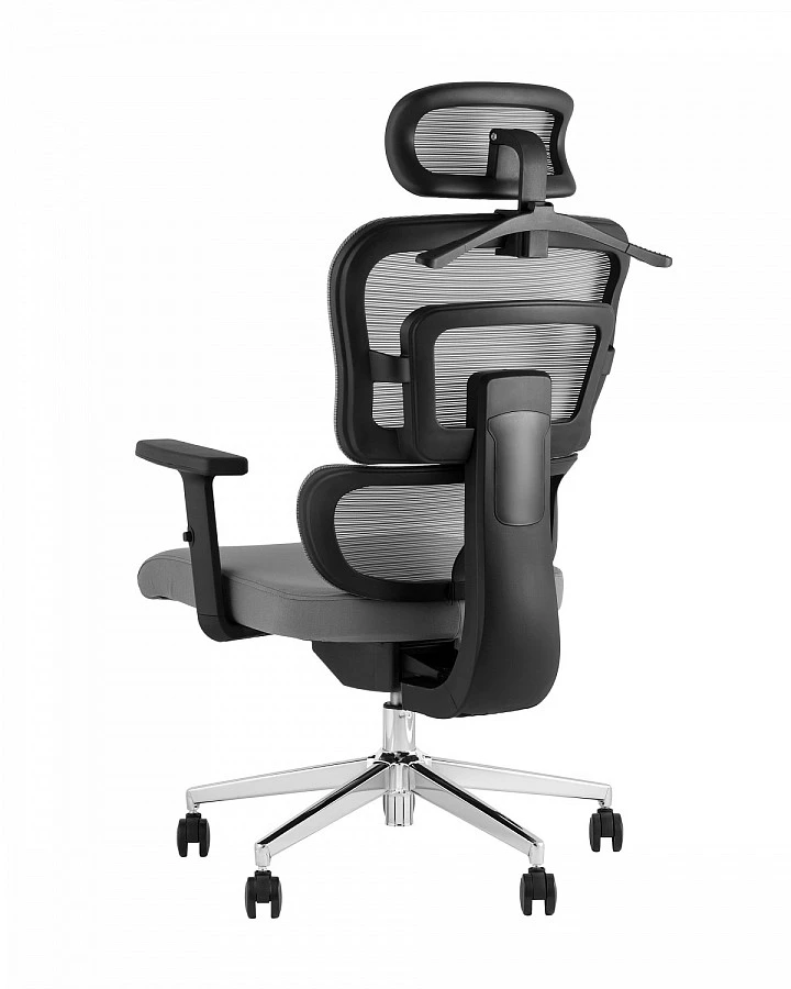 Кресло офисное TopChairs Techno серый - фото 4