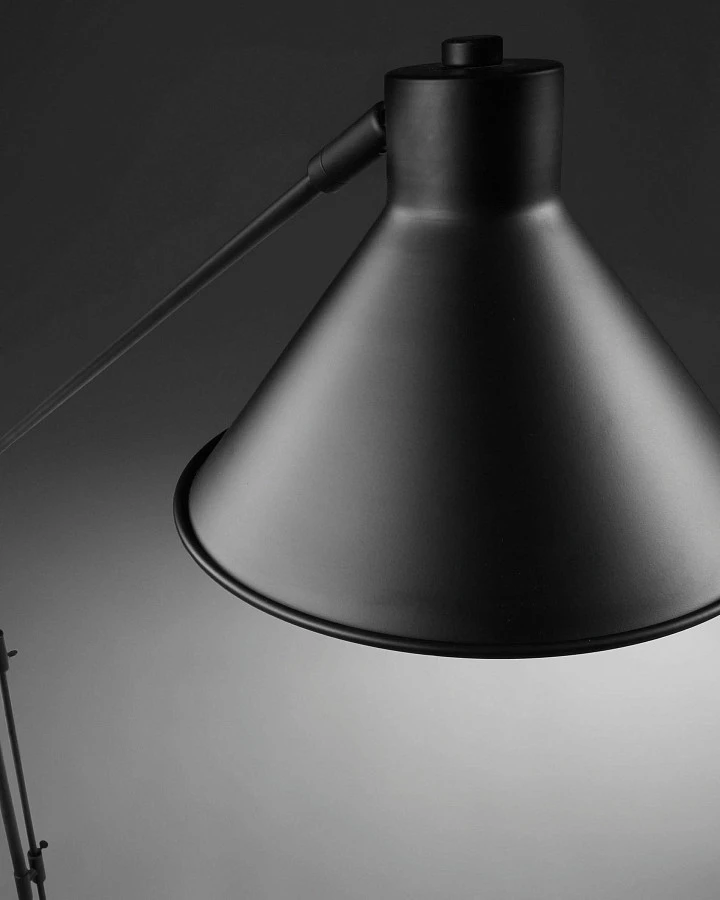 Торшер Odine черный - фото 3