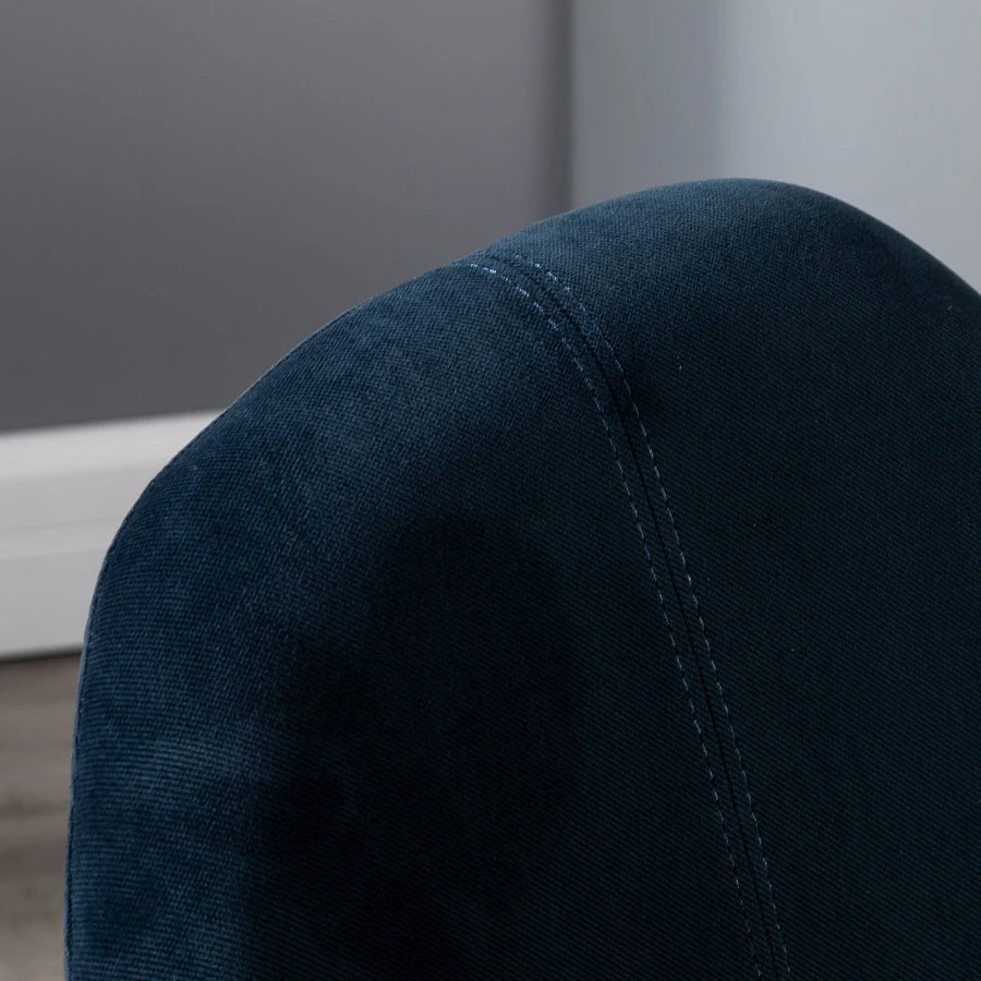 Кресло Kent Diag blue/Линк золото - фото 9