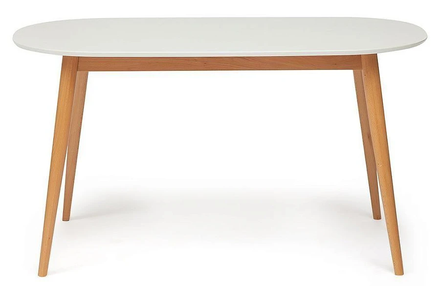 Стол обеденный MAX (Макс) Белый+Бук - фото 2