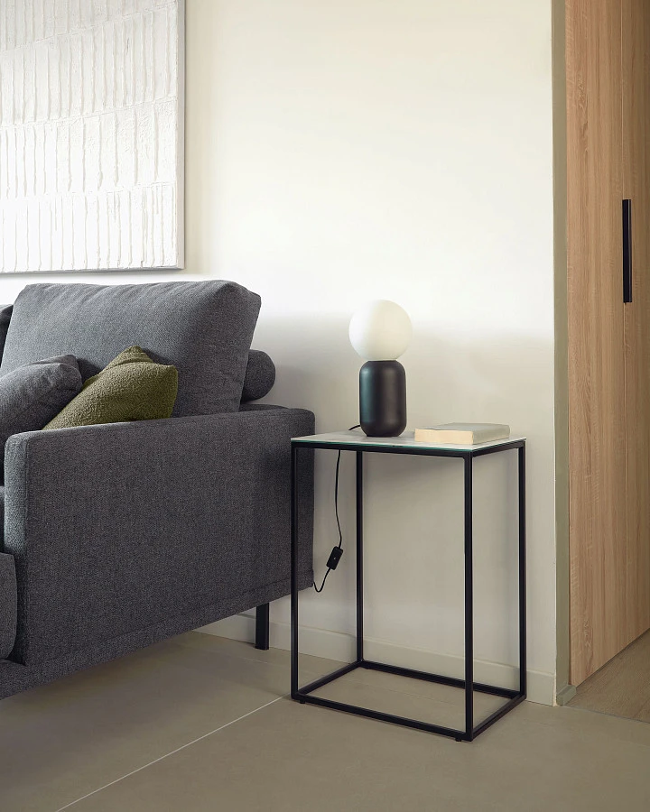 Журнальный столик Rewena с керамической столешницей 45 x 30 см - фото 2