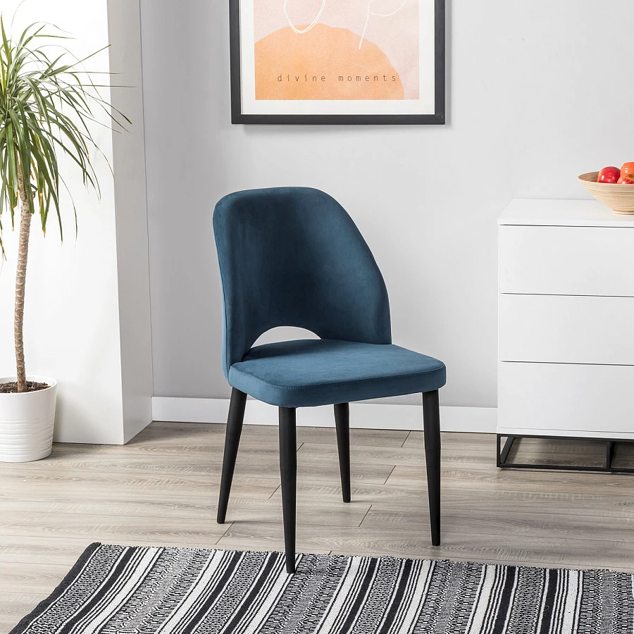 Стул Ledger Diag blue/черный - фото 7