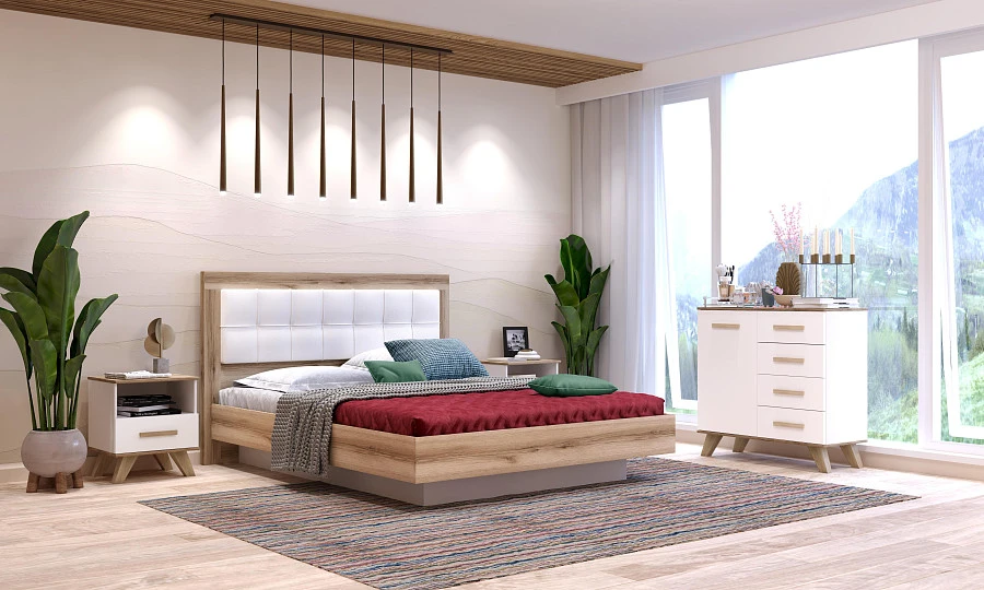 Кровать - 5 с подъем.осн.  1800 Вега Скандинавия - фото 3