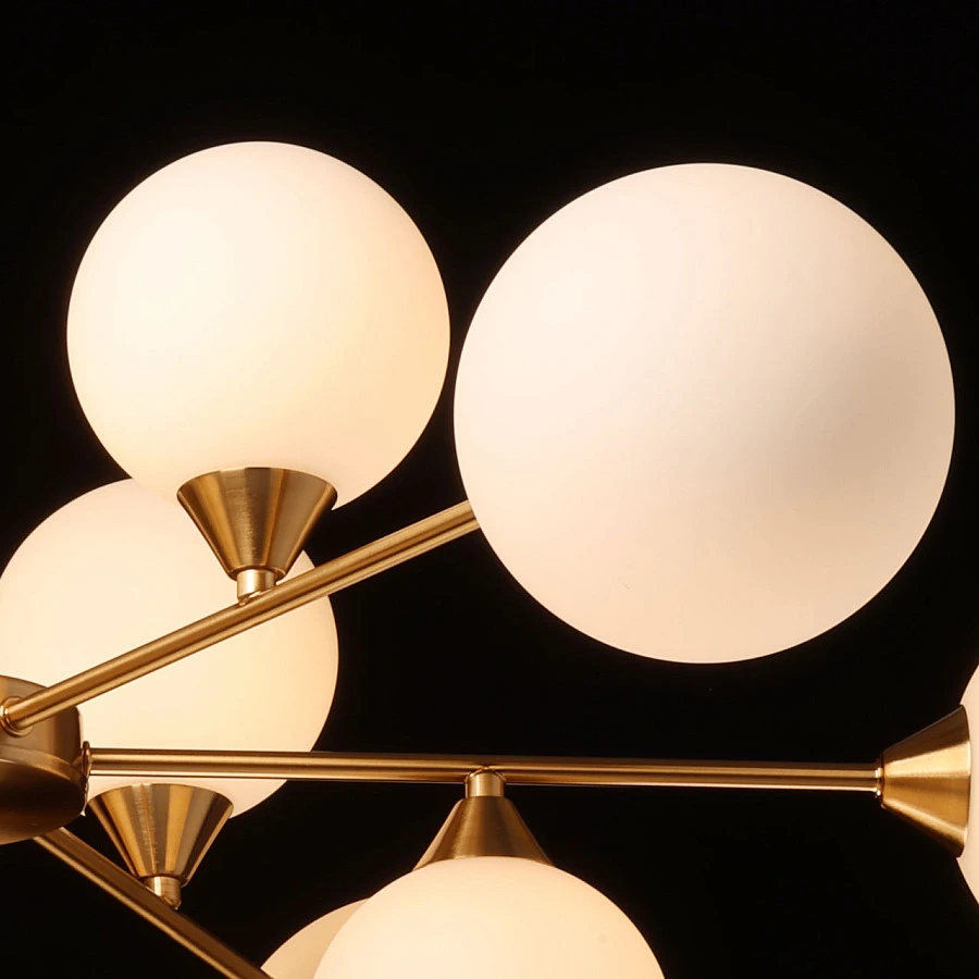 Люстра подвесная DeMarkt Оливия 306015612 - фото 4