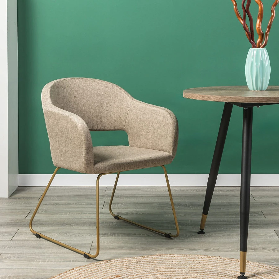 Стул Oscar Браун/ЛинкЗолот - фото 5