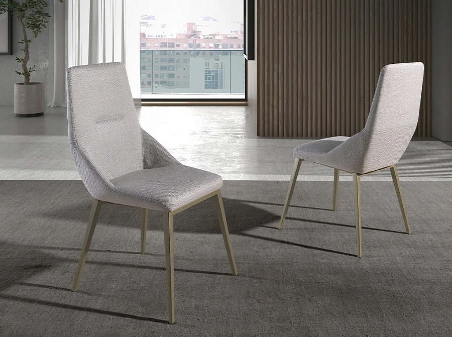 Стул 4132/A137 светло-серый тканевый - фото 5