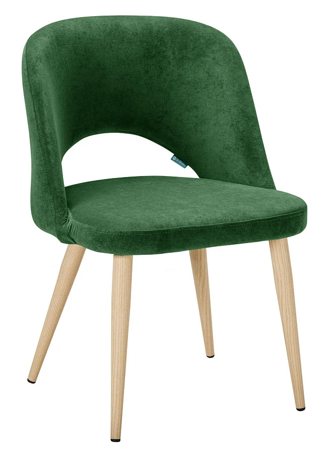 Кресло Lars зелёный/нат.дуб