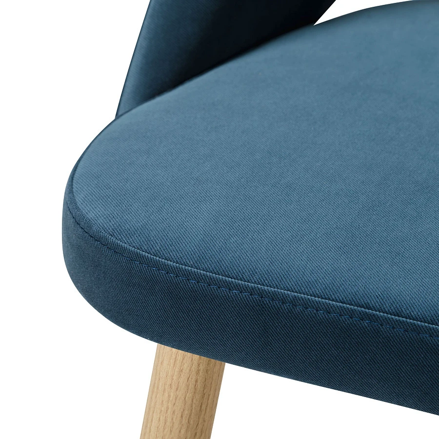 Стул Lars Diag blue/нат.дуб - фото 6