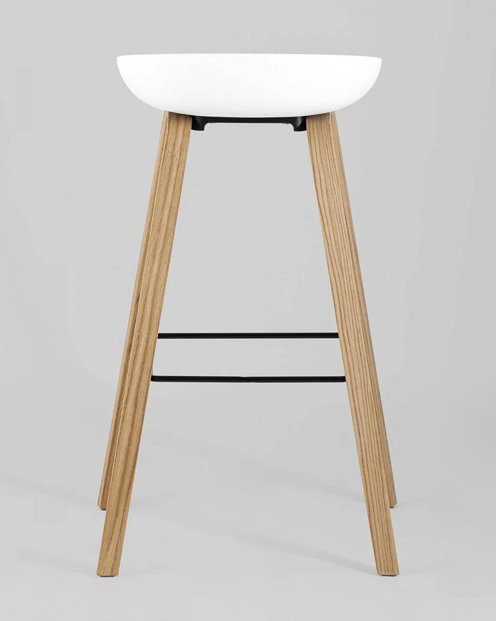 Стул барный LIBRA БЕЛЫЙ - фото 5