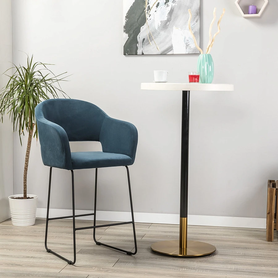 Стул полубар Oscar Diag blue/Линк - фото 7