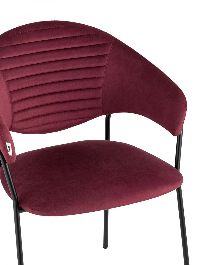 Стул Алексис велюр винный - фото 6