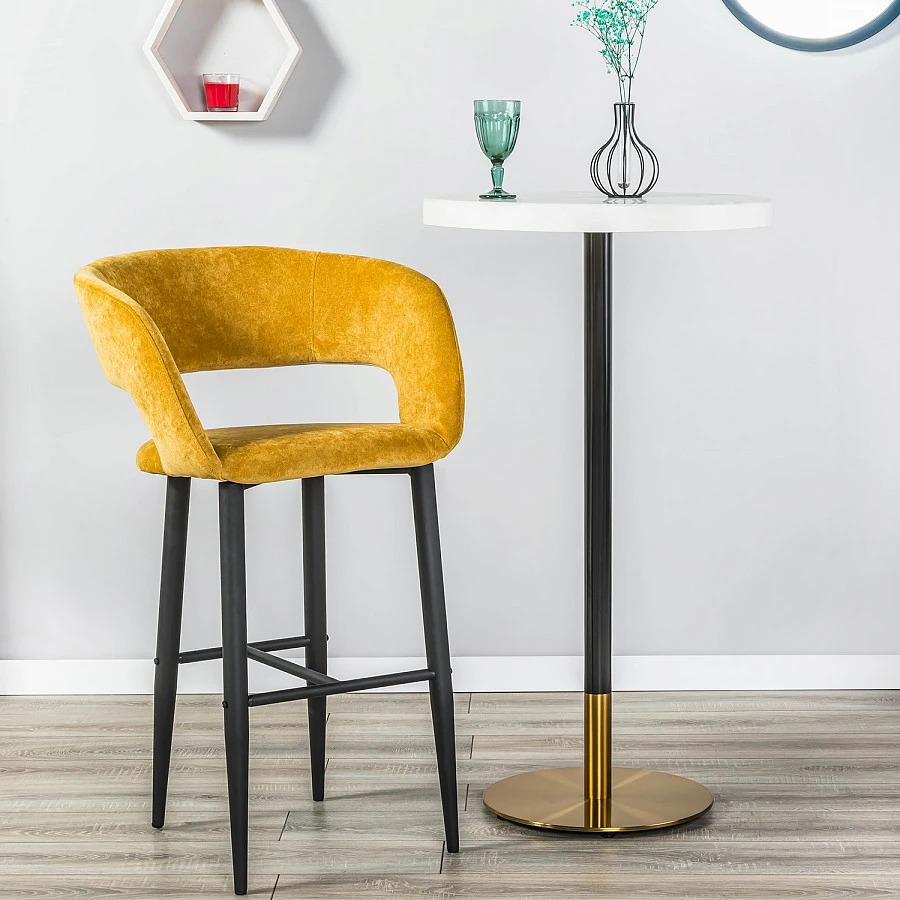 Кресло Бар.Hugs желтый/черный - фото 7