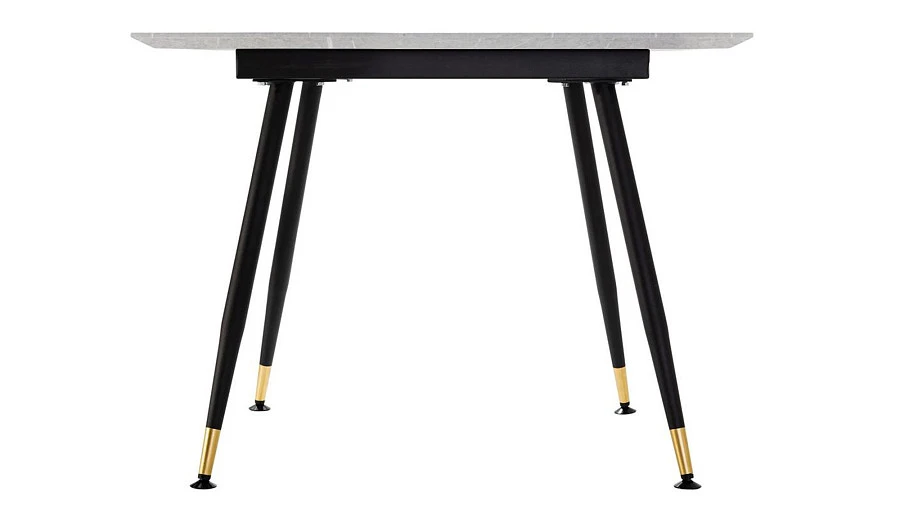 Стол Месси 960*960 мрамор Бьянко со скосом - фото 2