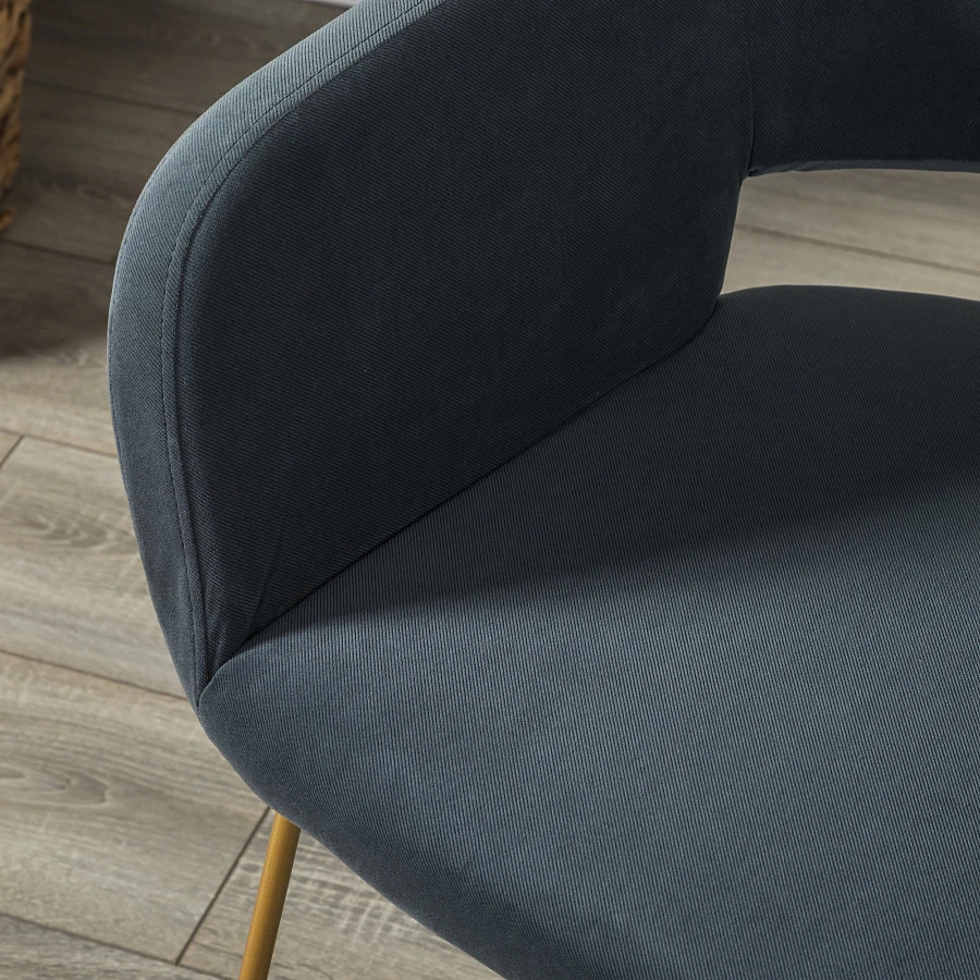 Кресло Oscar Diag grey/Линк золото - фото 8