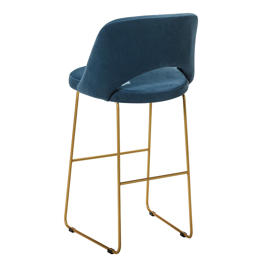Кресло Бар. Lars Diag blue/Линк золото - фото 3