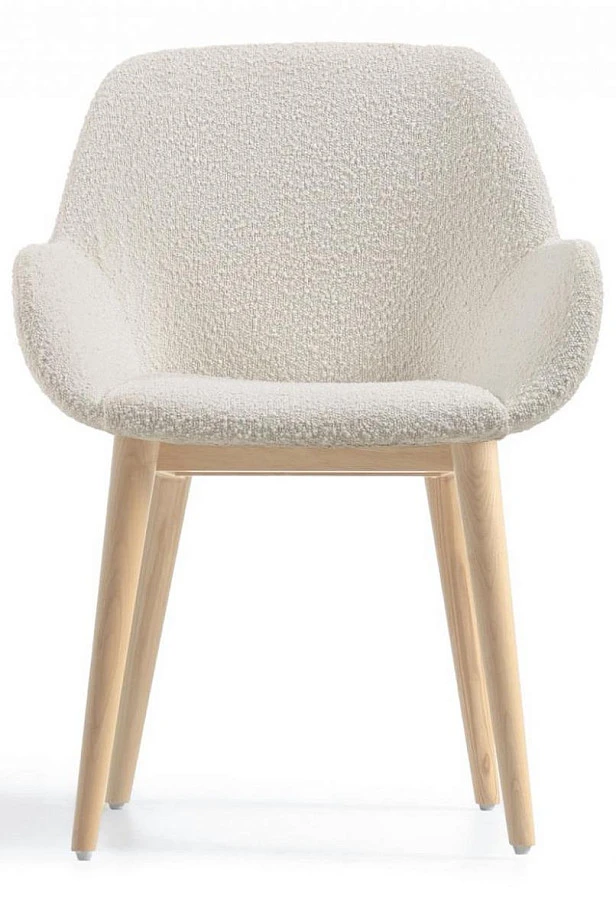 Стул Konna белый/ массив ясеня - фото 2