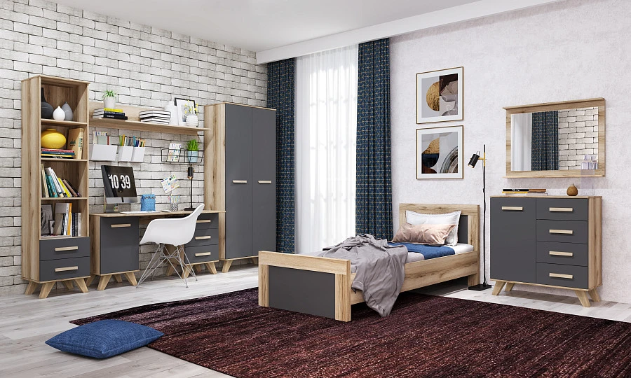 Шкаф-стеллаж Вега Скандинавия 450 - фото 6