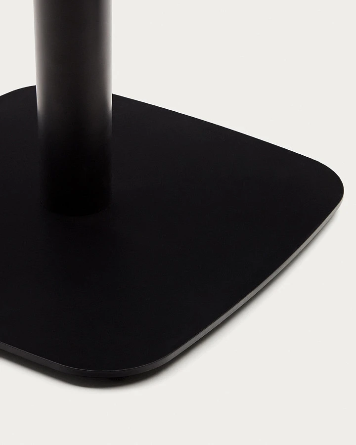 Dina Стол меламин/натур. и черн. металл Ø60x96 - фото 4