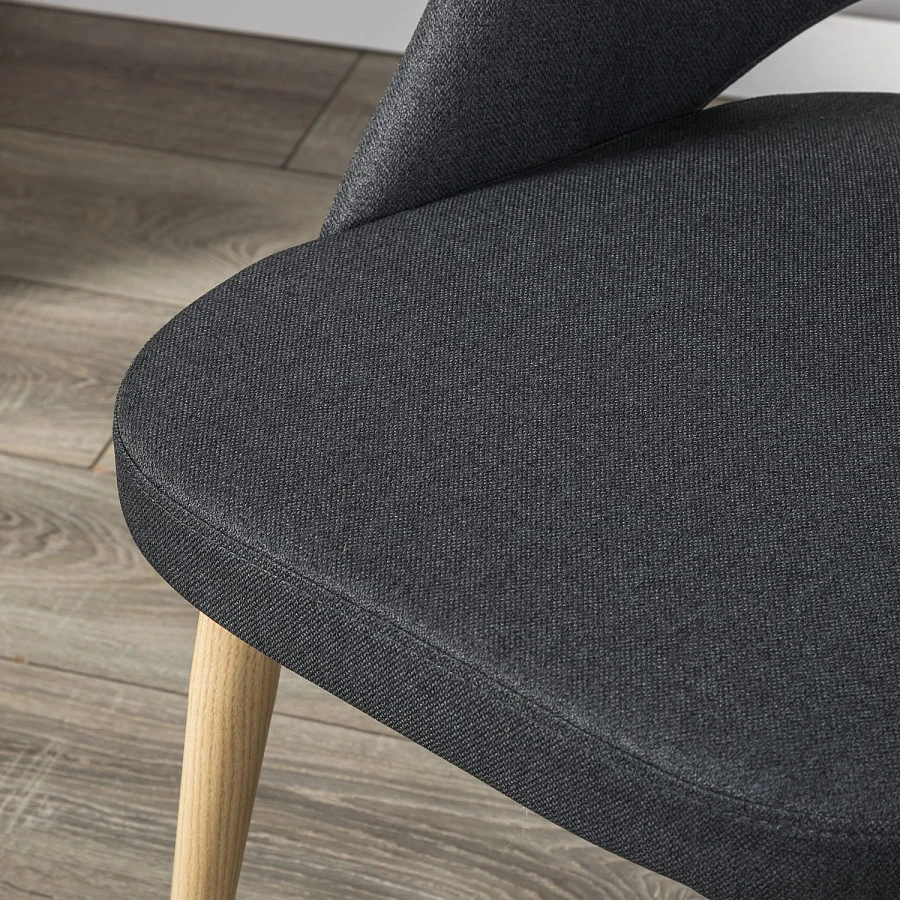 Стул Lars тёмно-серый/нат.дуб - фото 13